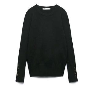 ZARA Black Knit Sweater
